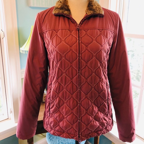 Athleta Quilted Jacket Fleeced-Lined w/Zip Pockets - Picture 2 of 13